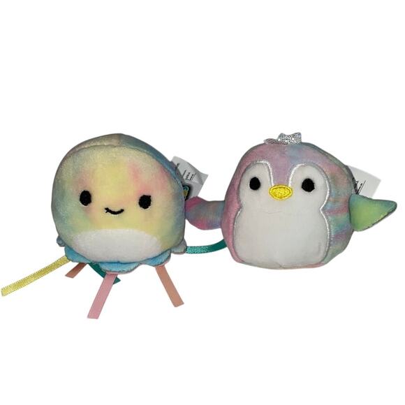 MiniMallows Squishmallows 2.5" Tamara Penguin Janet Jellyfish Pastel Small Mini - Picture 7 of 8